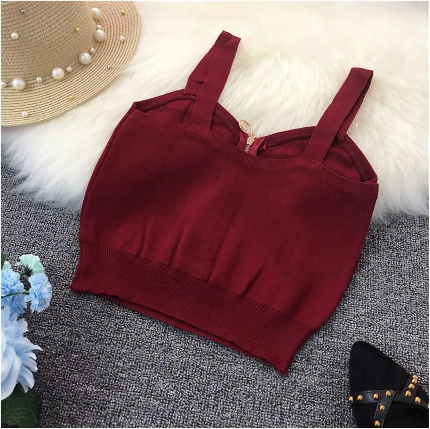 Women Summer Slim Top Women Flexible Camisoles Tops Women Summer