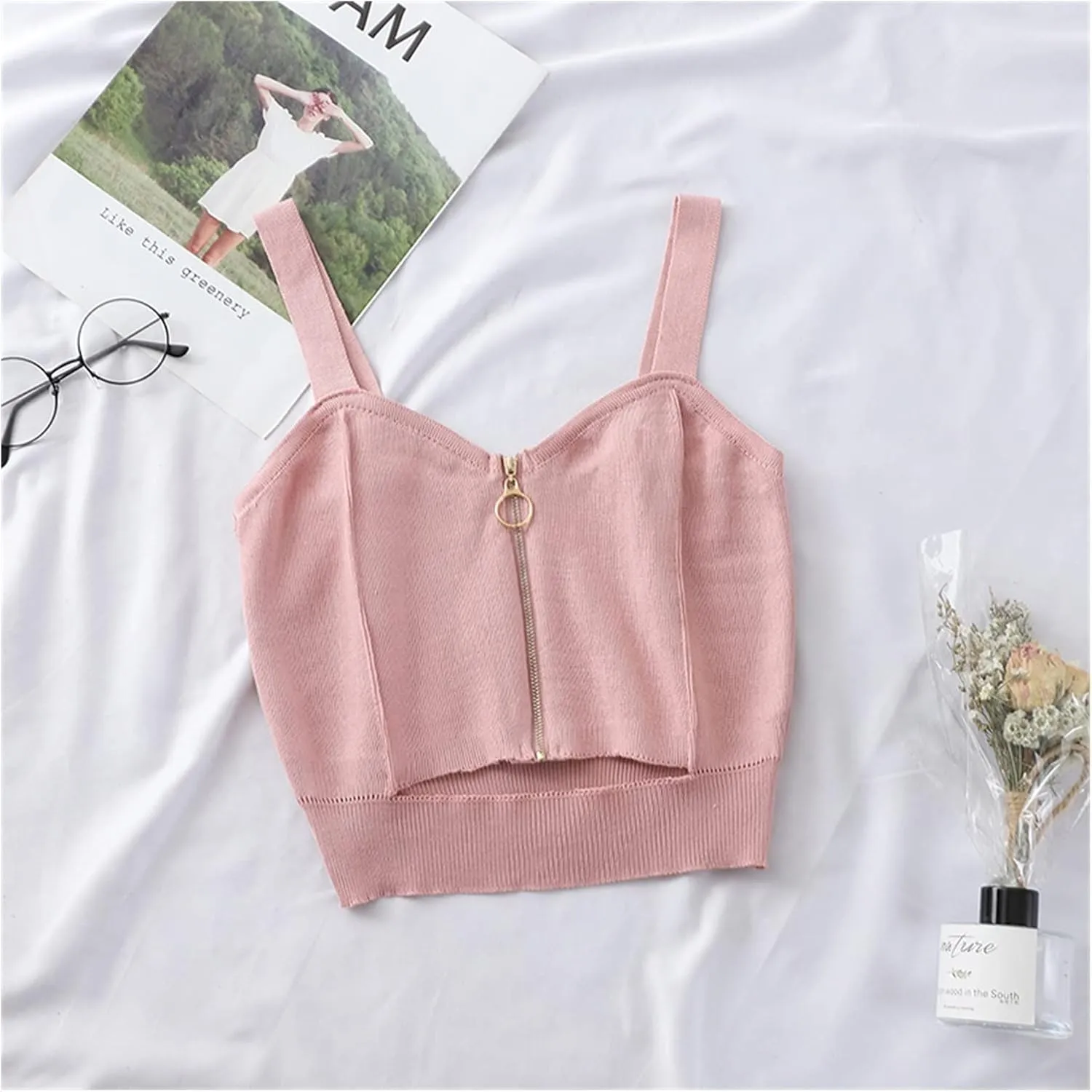 Women Summer Slim Top Women Flexible Camisoles Tops Women Summer