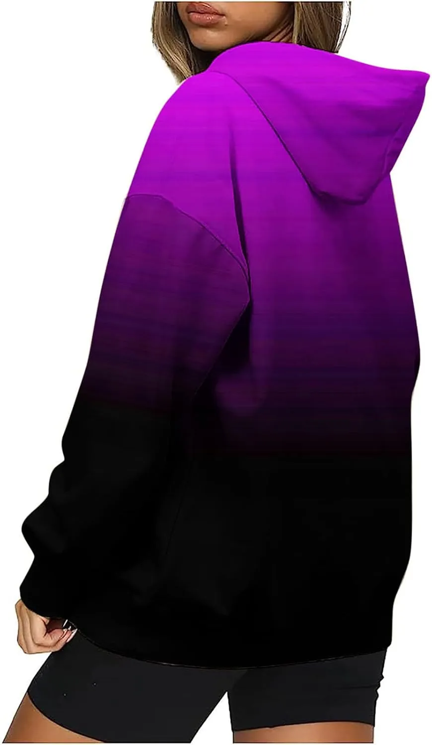 Women's 2025 Retro Tie Dye Drawstring Hoodies y2k Oversized Sweatshirts Drop Shoulder Long Sleeve Pullover Hoody Tops