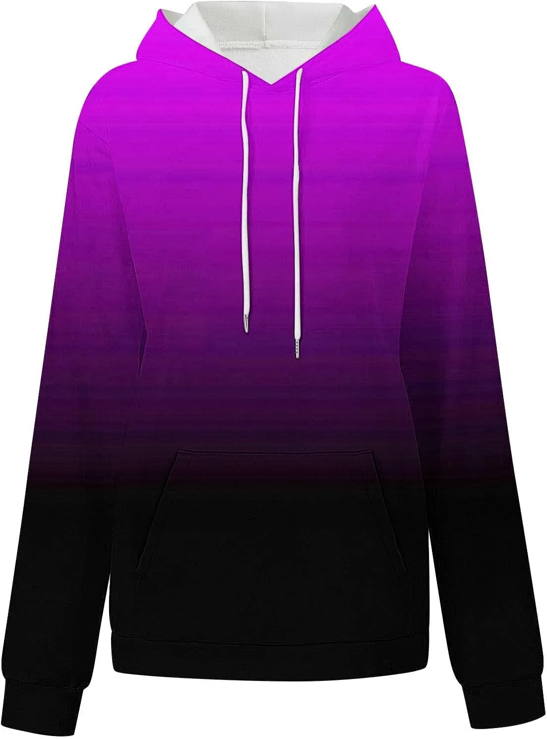 Women's 2025 Retro Tie Dye Drawstring Hoodies y2k Oversized Sweatshirts Drop Shoulder Long Sleeve Pullover Hoody Tops
