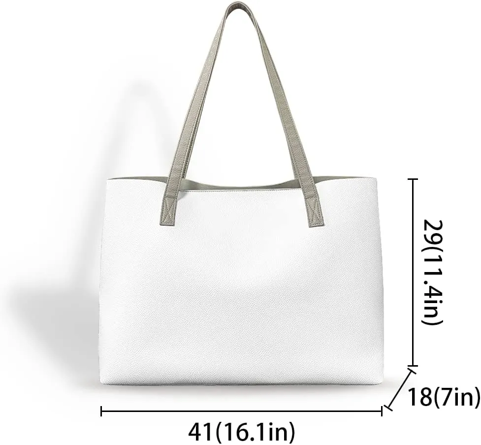 Women's Big Capacity Shoulder Bag Top-handle Handbag with Inner Pocket