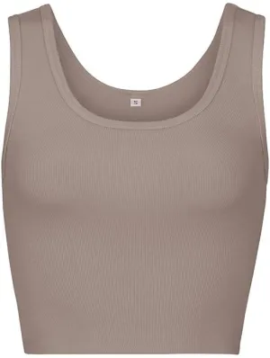 Women's Full-Length Tank Top with Scoop Neck Front and Back