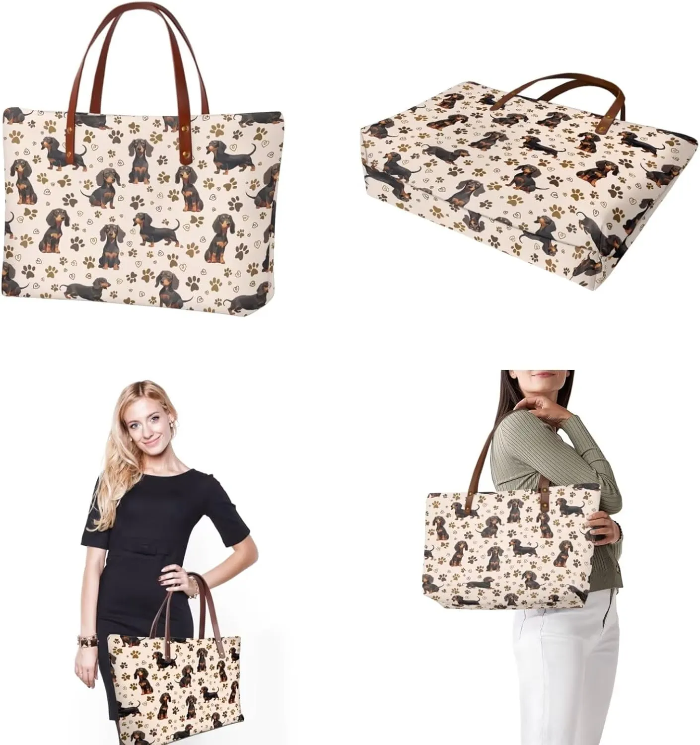 Womens Handbag with Matching Wallet, 2PCS Tote Bag Top Handle Purse Hobo Bag