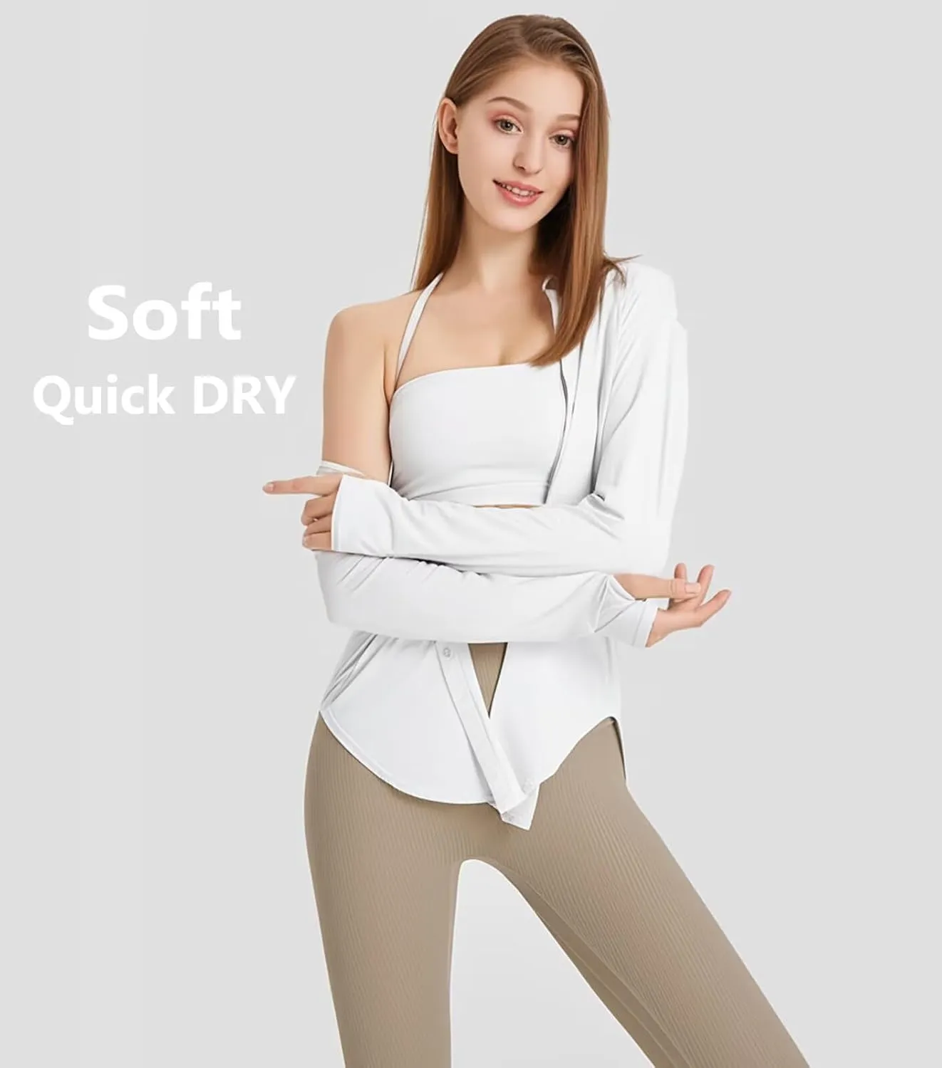 Women's Sun Protection Shirts Long Sleeve UPF 50  Sun Shirt Quick Dry Button Down Full Cover Up for Summer Hiking Outdoor