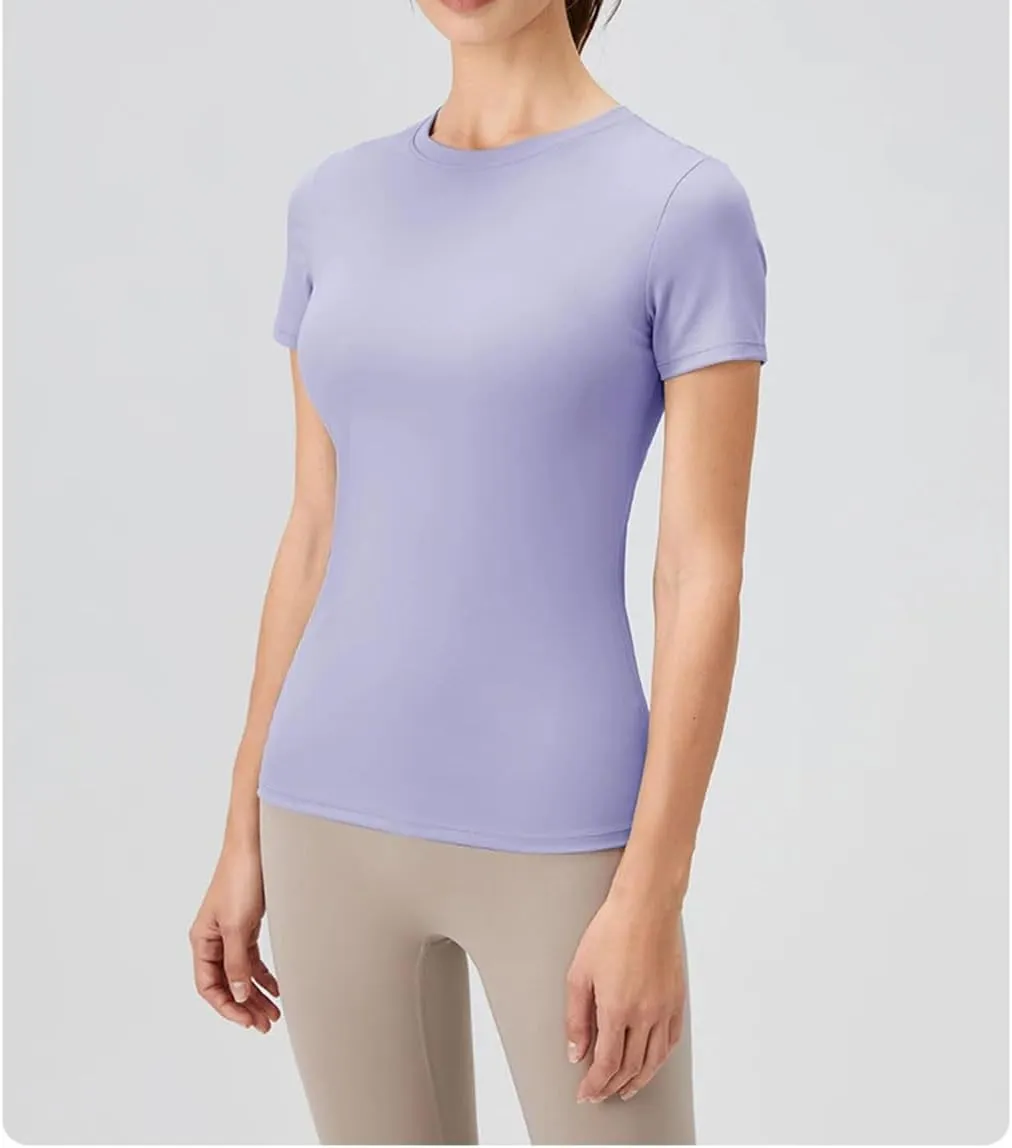 Women's T-Shirts Slim Fit Short Sleeve Casual Quick Dry Sport Outdoor T-Shirt Women Top