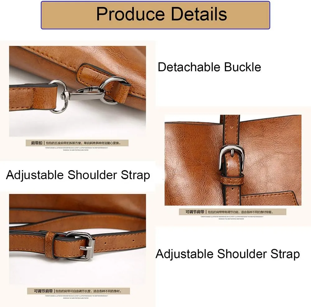 Womens Tote Organizer Top Handle Satchel Handbags Shoulder Bag Tote Purse Crossbody Bag