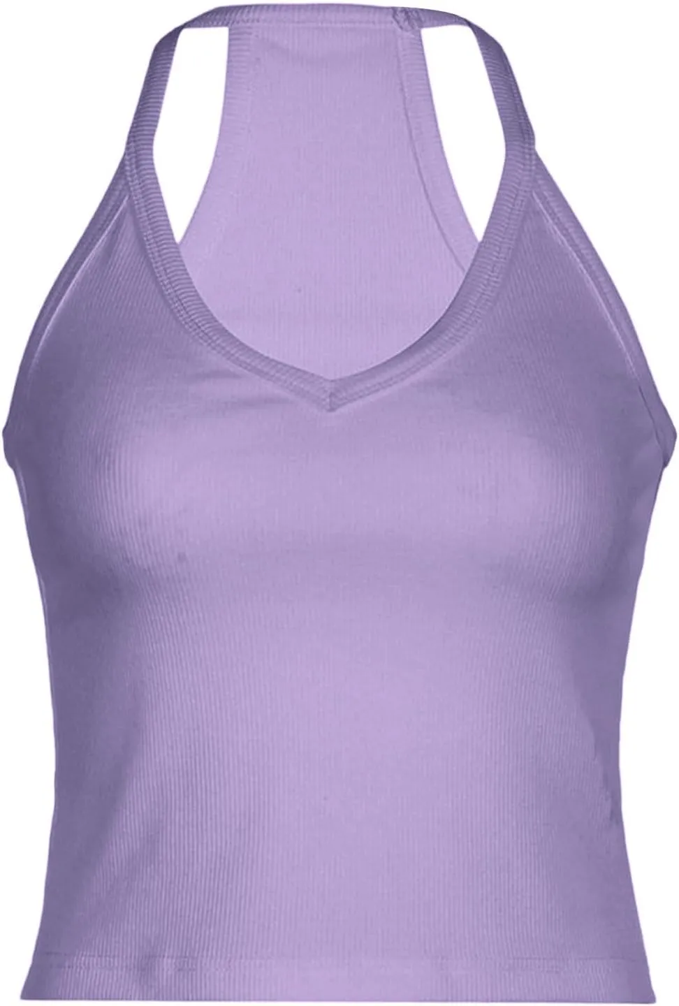 Womens Workout Camisole Tops Sexy Low Cut Tank Top Solid Summer Sleeveless Shirts Slim Fit Camis for Gym Running Yoga