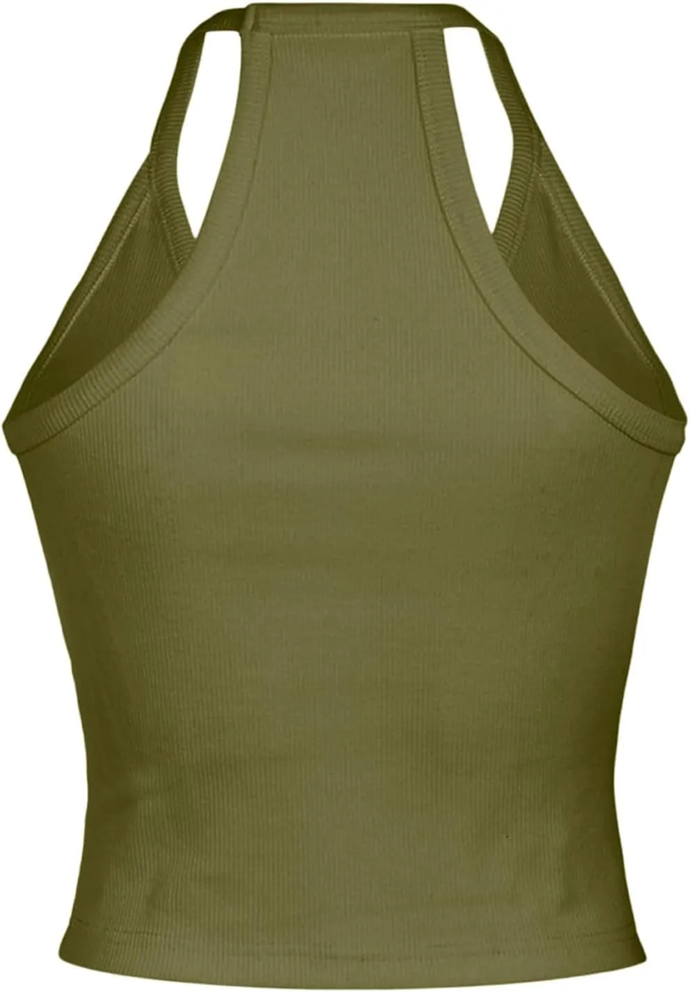 Womens Workout Camisole Tops Sexy Low Cut Tank Top Solid Summer Sleeveless Shirts Slim Fit Camis for Gym Running Yoga