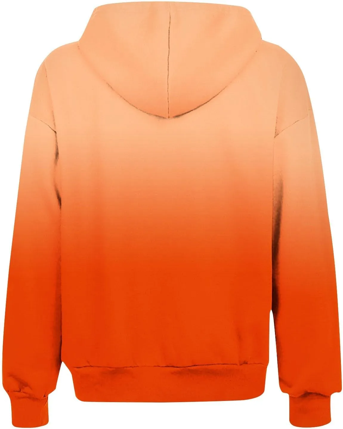 Womens Zip Up Hoodies Sherpa Lined Fleece Thermal Jacket Full Zip Long Sleeve Sweatshirts Gradient Color Shirts Coat