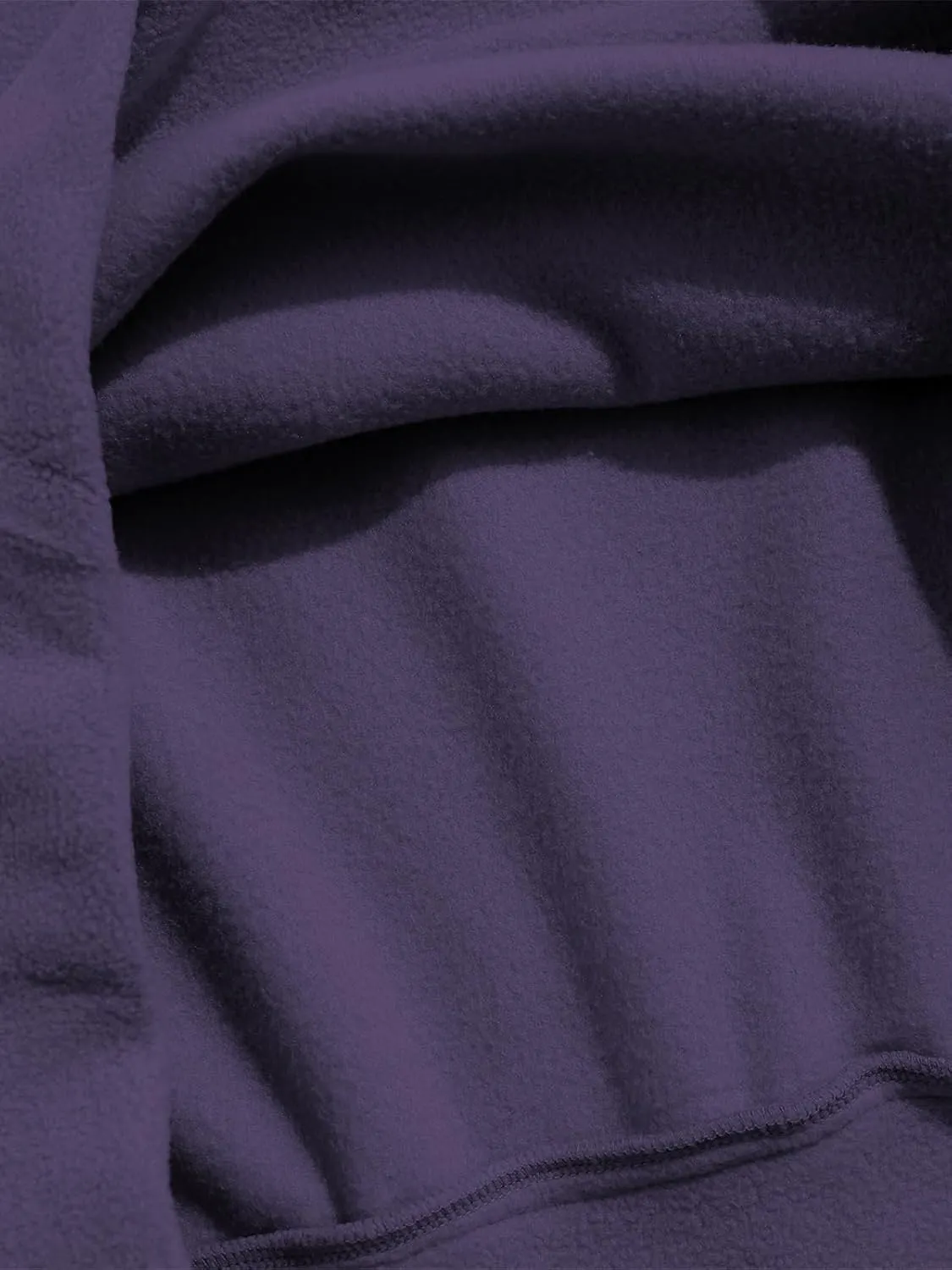 ZAFUL Men's Hooded Sweatshirt, Letter Mountain Graphic Embroidery Plush Fleece Casual Drawstring Pullover Hoodie